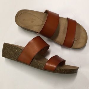 Universal Thread Co. Brown Leather Sandals